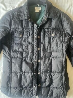 stetson BLACK PARACHUTE down shirt JACKET Medium